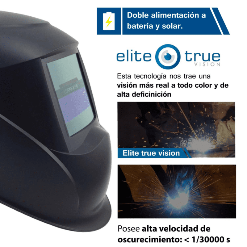 Careta para Soldar Fotosensible Elite Variomatic 501