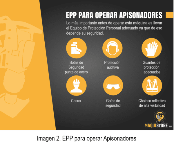 EPP para operar Apisonadores EPP para Apisondores