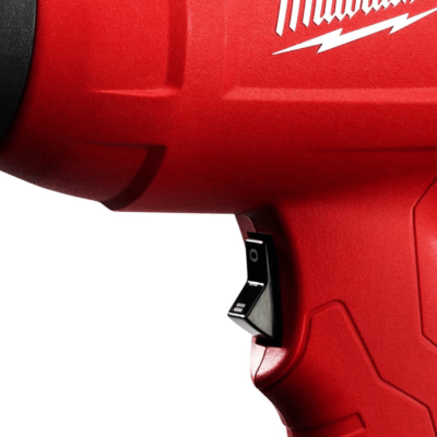 Pistola de Calor Milwaukee 1.390W 8975-6 interruptor