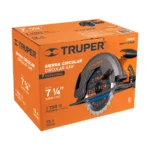 Sierra Circular Truper 7 1:4 1.500W 11004 caja