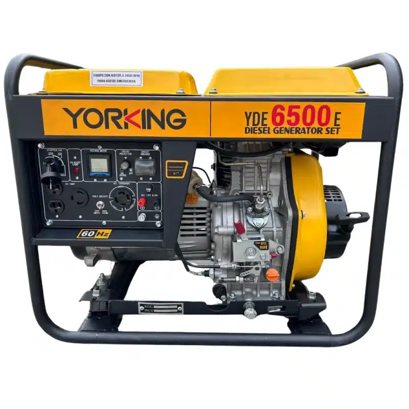 Planta eléctrica diésel Yorking 5.5 kVA bifásica YDE6500E