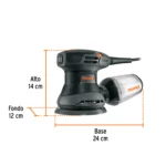 Lijadora Roto Orbital 5" Truper 260W Industrial 103735 - Image 3