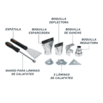 Pistola de Calor Truper 2.000W 16432 accesorios