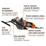 Sierra Circular Compacta Truper 4 1/2" 750W 100123 - Image 2