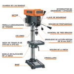 Taladro de Arbol Truper 560W 5:8 16178 partes