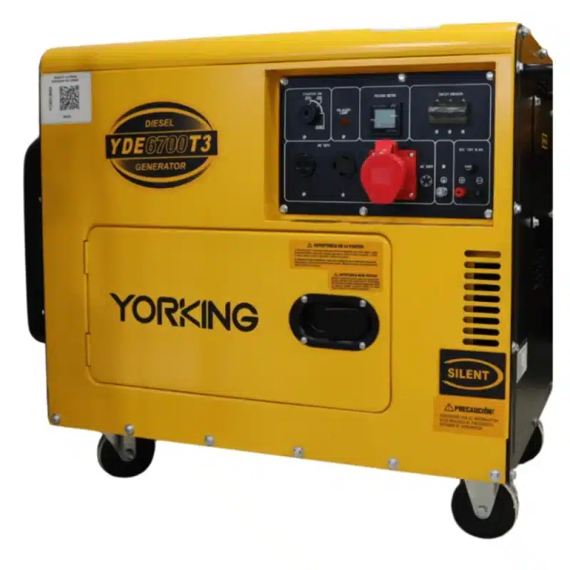 Planta eléctrica diésel Yorking 7 kVA trifásica YDE6700T3