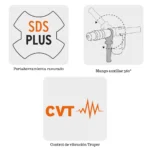Rotomartillo Truper Sds-Plus 1.000W 101220 caracteristicas
