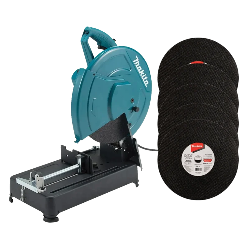 Tronzadora Makita 14" 2.200 W con 5 discos LW1401X