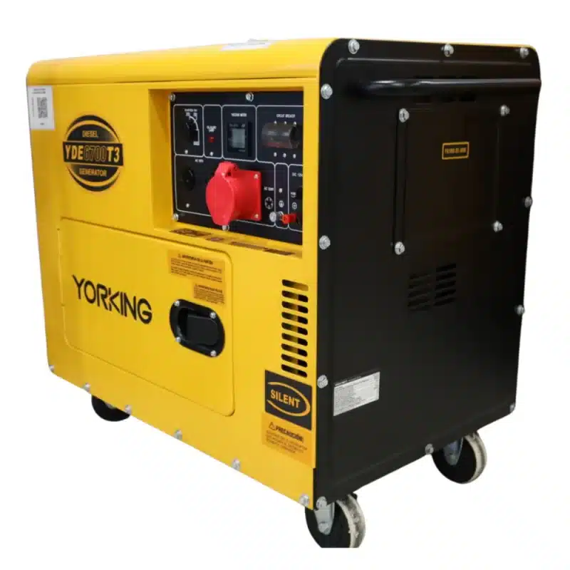 Planta eléctrica diésel Yorking 7 kVA trifásica digital YDE6700TA3
