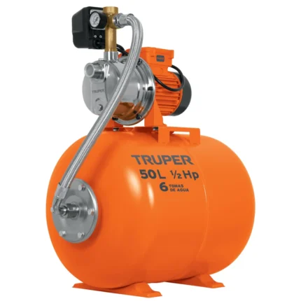 Bomba Hidroneumatica 0.5hp Tanque 50 Litros Truper 12254