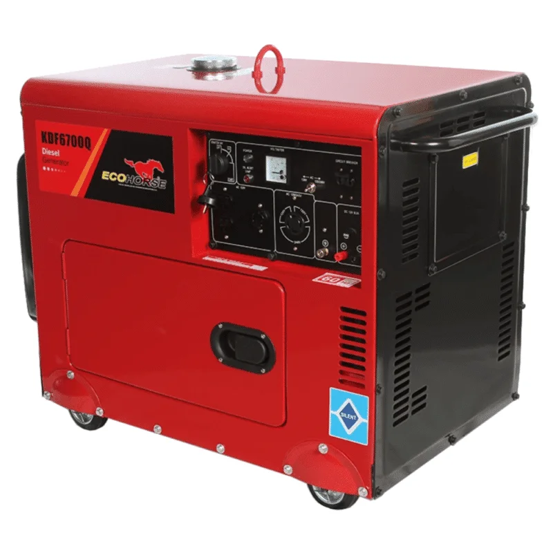 Planta Eléctrica Diésel Ecohorse 5.5KW 110/220V KDF6700Q