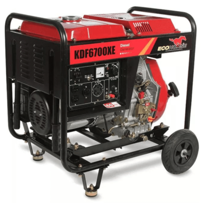 Planta Eléctrica Diésel Ecohorse 5.5KW 110/220V KDF6700XE