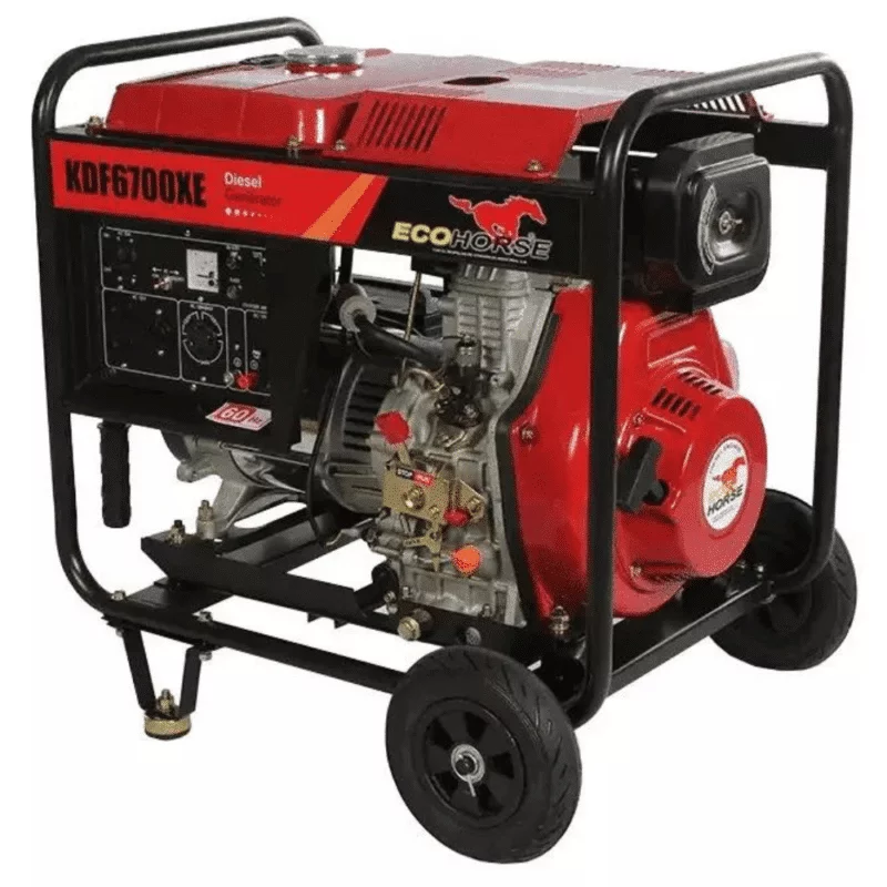 Planta Eléctrica Diésel Ecohorse 5.5KW 110/220V KDF6700XE
