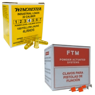 Carga Fulminante Tiro a Tiro Cal. 22 Winchester Amarilla