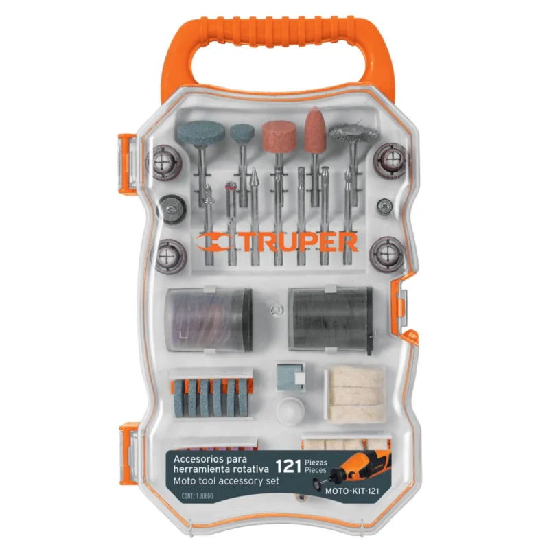 Kit Accesorios Mototool 121 Piezas Truper 100757
