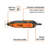 Mototool Truper 135W 1/8" + 211 Accesorios 103581 - Image 3