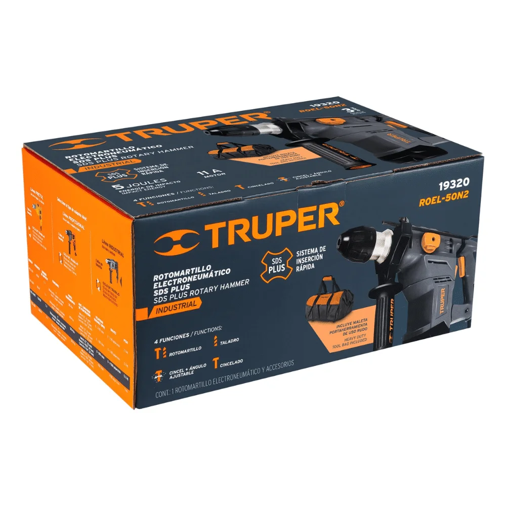 Rotomartillo Truper Sds-Plus 1.500W 19320 caja