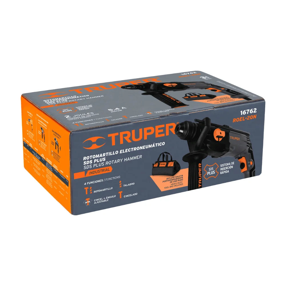 Rotomartillo Truper Sds-Plus 650W 16762 caja