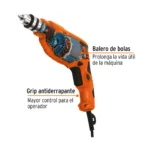 Taladro Rotacion Truper 400W 3:8 16708 partes