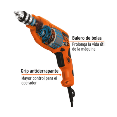 Taladro Rotacion Truper 400W 3:8 16708 partes