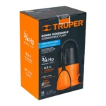 Bomba sumergible truper agua limpia 3-4hp 12600