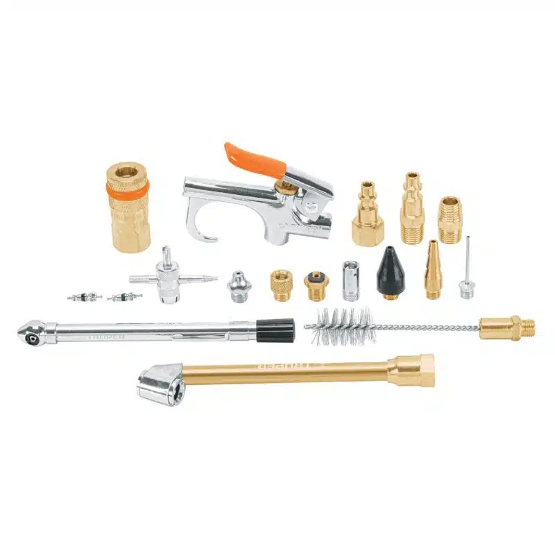 Juego de 18 accesorios Nuematicos Truper 19079