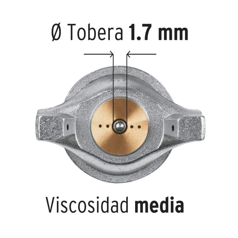 Pistola Para Pintar de Gravedad Truper 400Ml Boquilla 1.7mm boquilla