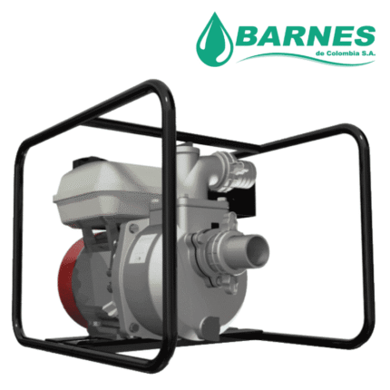 Motobomba Barnes autocebante a gasolina 6,5 HP en aluminio