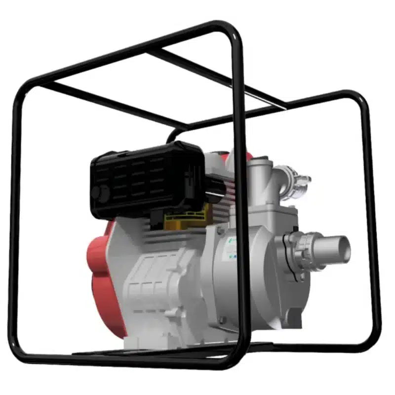 Motobomba Barnes autocebante 2x2" diésel 5 HP en aluminio