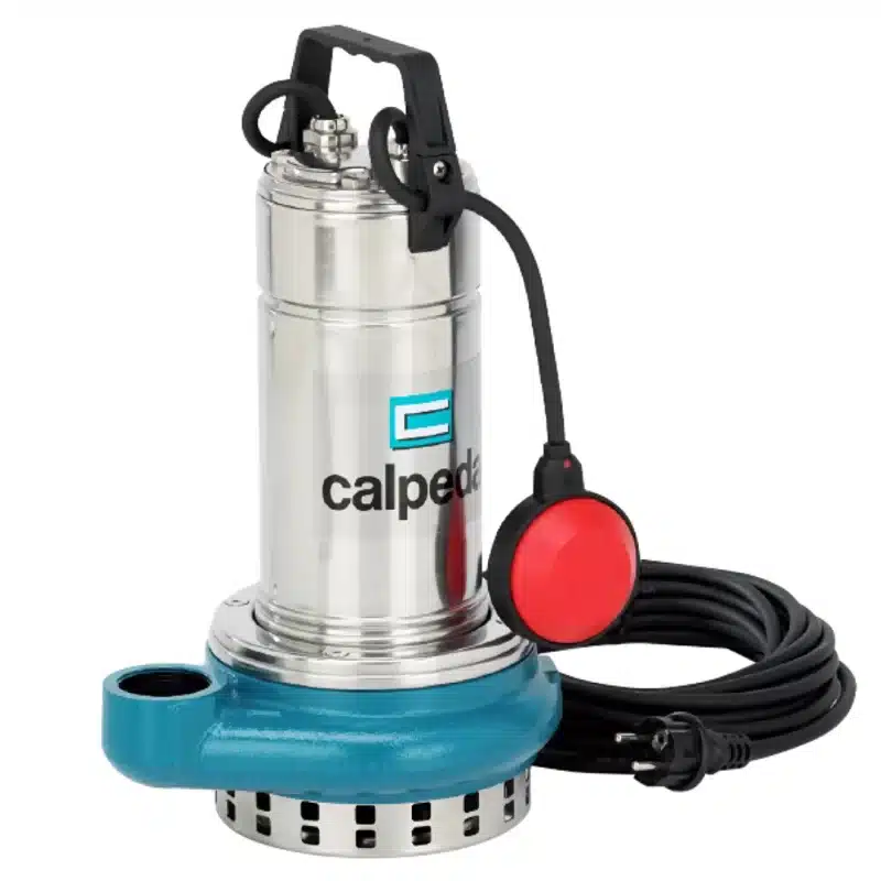 Electrobomba sumergible Calpeda para aguas lluvias 1 1/2"