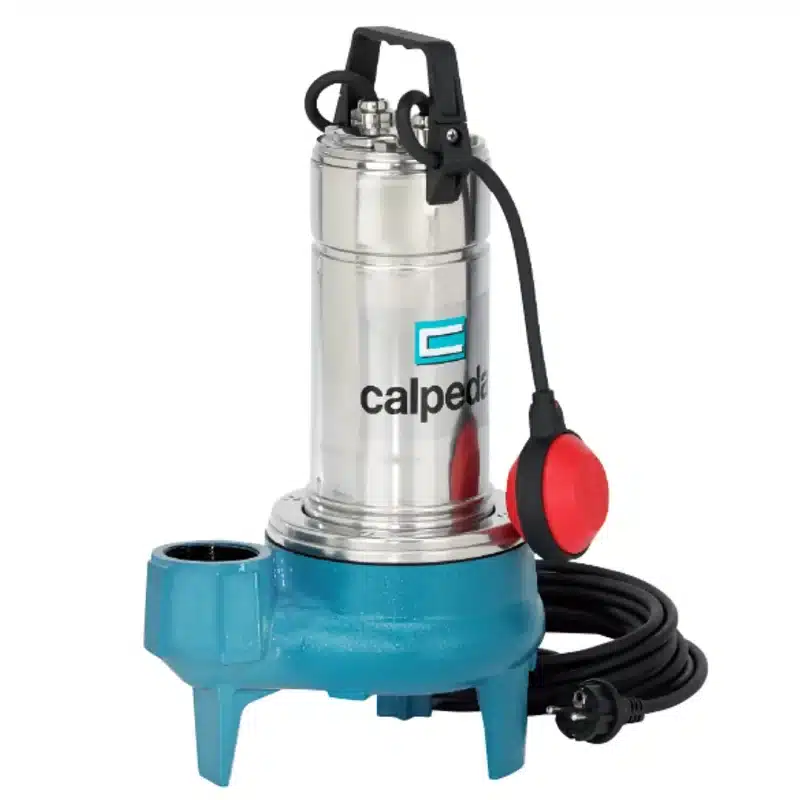 Electrobomba sumergible Calpeda para aguas negras