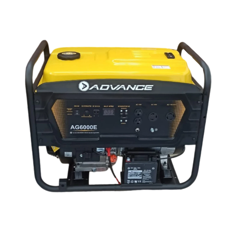 Planta eléctrica a gasolina Advance 6 kW 110/220 V AG6000E