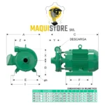 Electrobomba Barnes Alta Presión 1½ x 1½, 5Hp 220/440V 3F - Image 3
