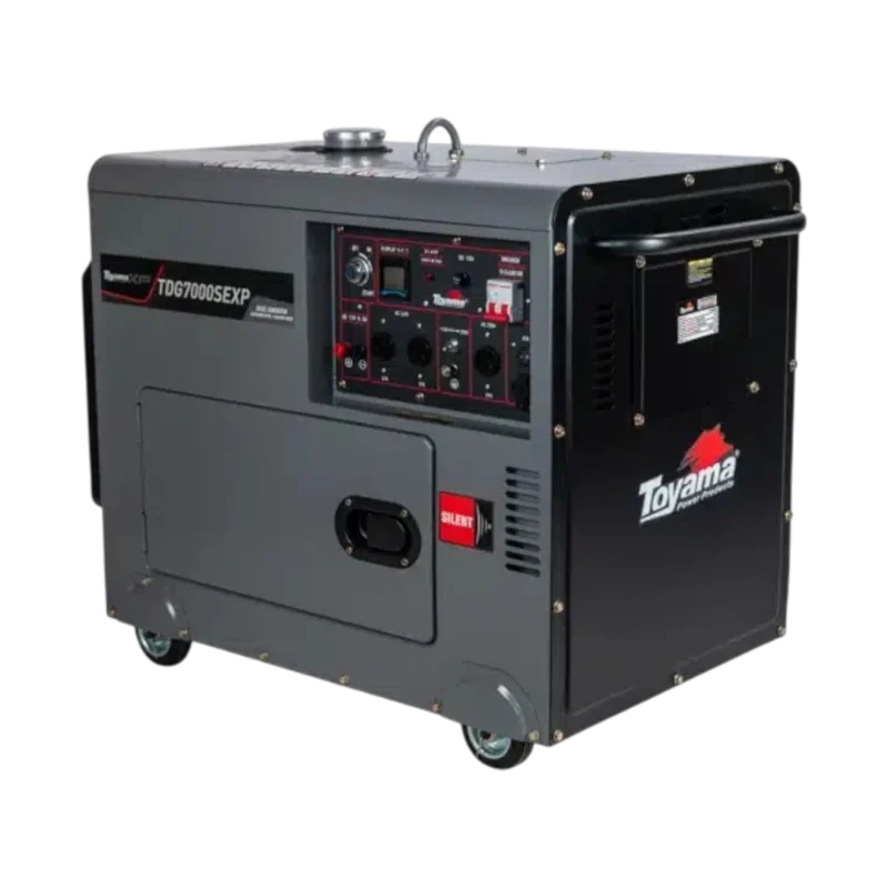 Planta eléctrica diésel cabinada Toyama 6 kVA 115/230 V TDG7000SEXP