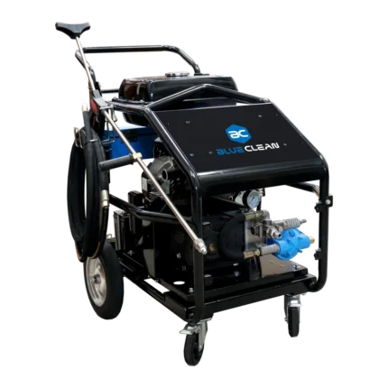 Hidrolavadora de alta presión Blue Clean con carro