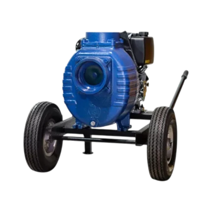 Motobomba GoodYear autocebante 6" x 6" 12 HP con tráiler