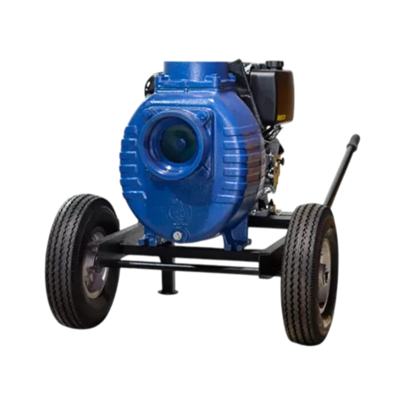 Motobomba GoodYear autocebante 6" x 6" 12 HP con tráiler