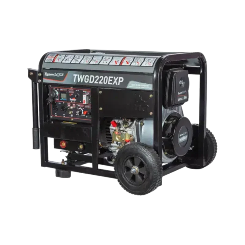 Motosoldador diésel abierto Toyama 11 kW 300 A TWGD220EXP