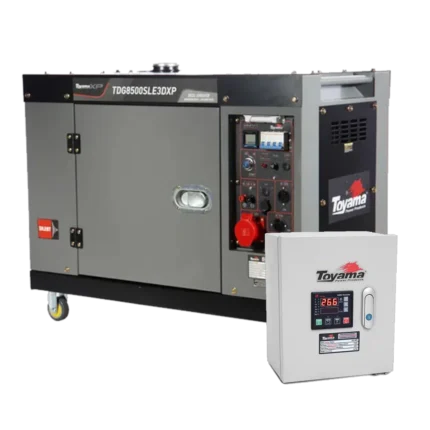 Planta eléctrica diésel Toyama 7,5 kVA 127/220 V trifásica TDG8500SLE3DXPB