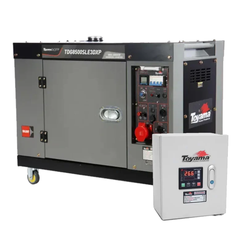 Planta eléctrica diésel Toyama 7,5 kVA 127/220 V trifásica TDG8500SLE3DXPB